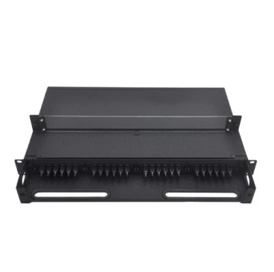 Plug and Play 4 slot MPO/MTP 1u 19&quot; Fo Rack rack rack rack rack AMP per cassette SC MPO/MTP a 48 porte Pannello patch in fibra MPO opzionale