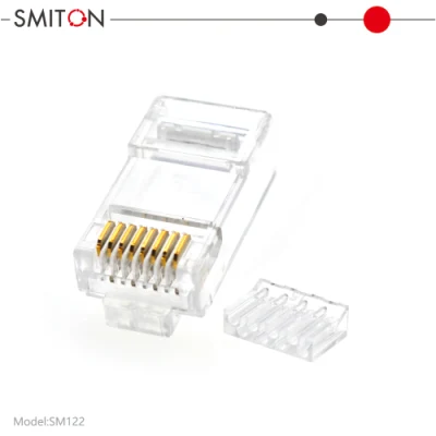 2 set di connettori 8p8c Cat 6 UTP Ethernet RJ45 Connettore maschio modulare