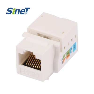 Accoppiatore RJ45 CAT6 RJ45 con jack Keystone modulare in linea 8p8c RJ45