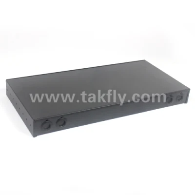 Patch panel in fibra ottica da 19&quot; a 24 porte 1u con SC/UPC Adattatore interno