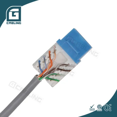 Cavo a innesto CAT6 22 26 AWG per comunicazione Gcabling Presa Keystone femmina RJ45 tipo 110 con punzonatura in basso