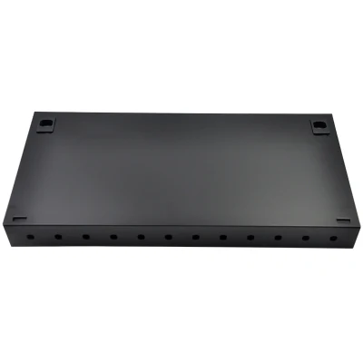 Scatola odf in fibra ottica con porte sc/fc/lc 48 odf da 19&quot; Pannello patch in fibra per la gestione dei cavi di rete FTTX