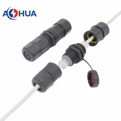 connettori maschio modulari RJ45 8p8c connettore femmina rete Ethernet Crystal Plug RJ45 Adattatore connettore tipo L.
