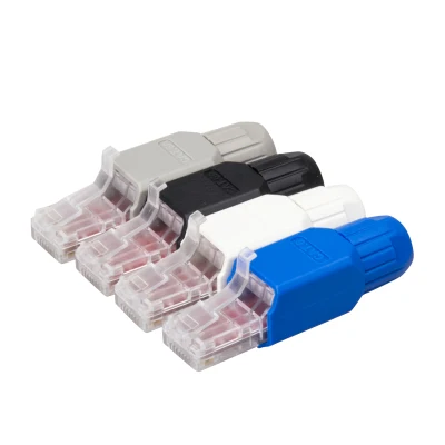 Connettore maschio modulare RJ45 CAT6 CAT6A Ethernet UTP Cat5e senza utensili Martinetto Keystone
