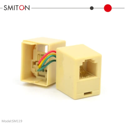 Accoppiatore in linea RJ11 UTP Cat3 Keystone Jack 6p4c