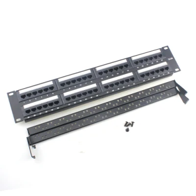 Pannello patch UTP CAT6 da 19&quot; con 48 porte 2u