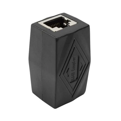 Accoppiatore in linea modulare diritto femmina 10p10c RJ45 per Ethernet Cat5/ CAT6