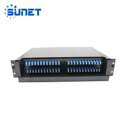 Pannello patch in fibra ottica a 12 porte SC LC 19&prime;&prime; 1u Montaggio in rack singolo per esterni e interni