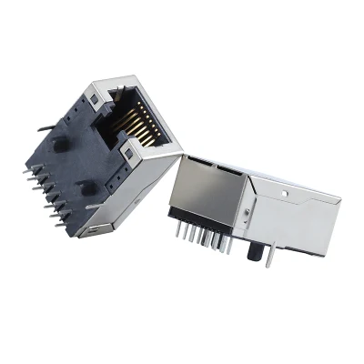 Connettori per cavi di rete Cat5e CAT6 CAT6A UTP/FTP connettore maschio Ethernet Keystone Connettore RJ45 schermato con jack