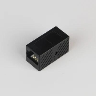 Accoppiatore in linea RJ45 di rete UTP Cat5e presa Keystone femmina a. Attacco femmina 8p8c, martinetto a chiave
