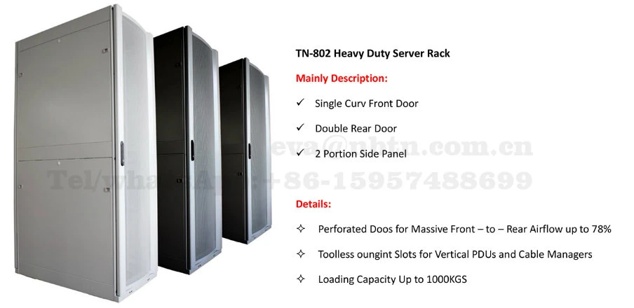 Heavy Duty Server Rack for Cat 6A Patch Panel