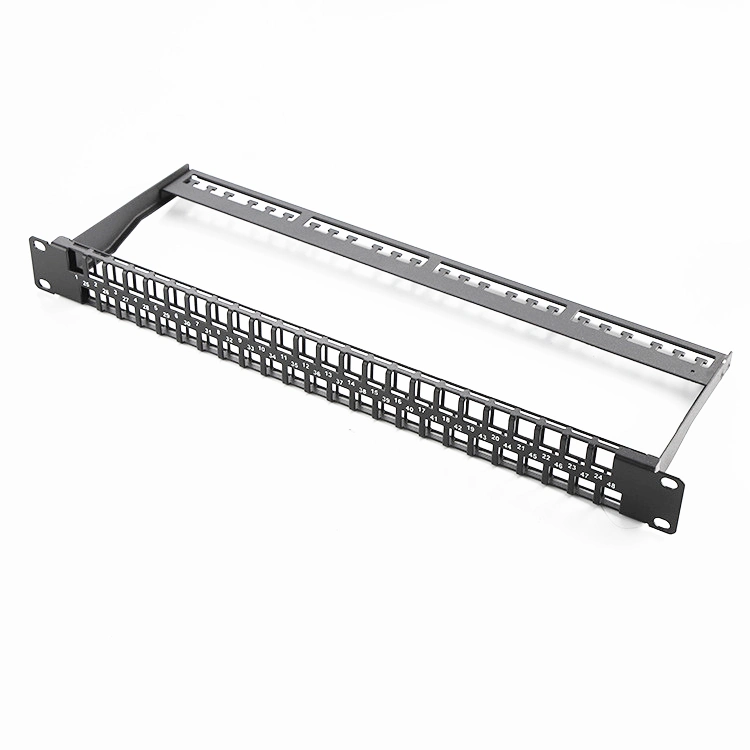 1u 48 Port Cat5e CAT6 Unshielded Patch Panel