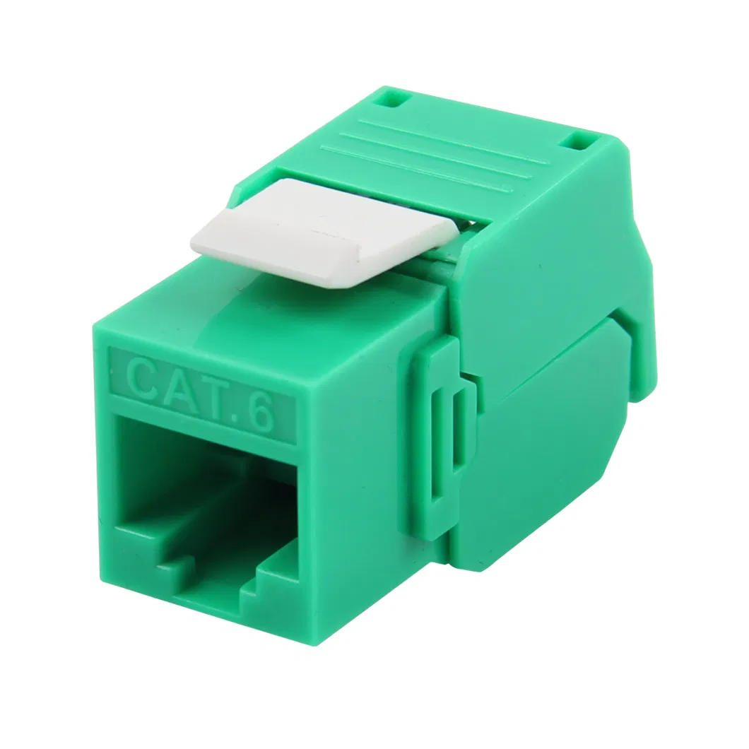 CAT6A UTP Toolless Keystone Jack Can Be Customized Color