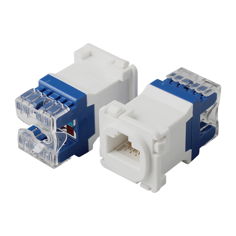 Australian Type RJ45 180degree Network Module UTP CAT6 Keystone Jack