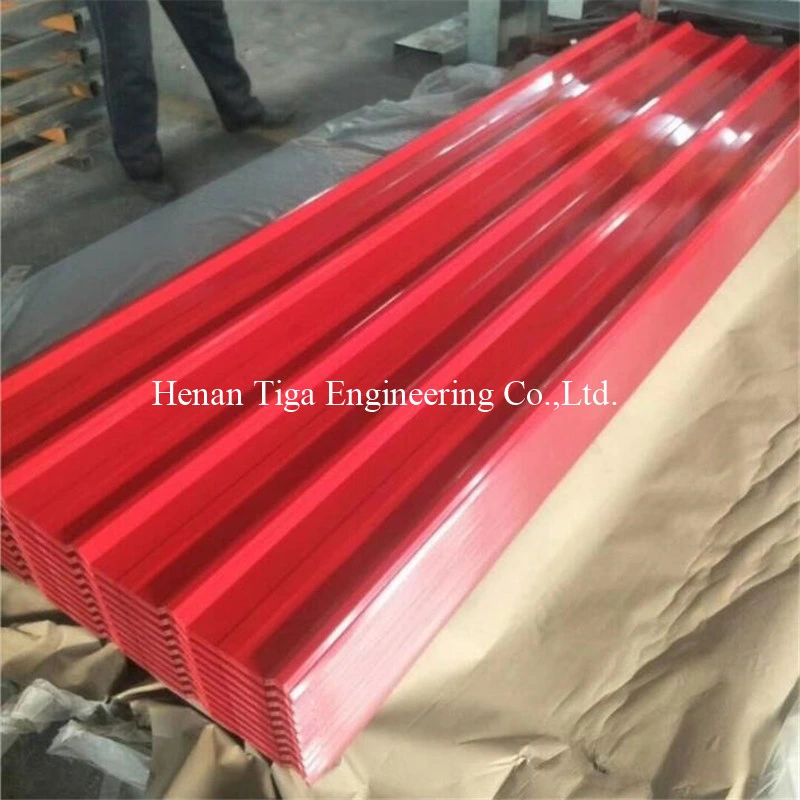 Colored Ibr Trapezoidal Profile Roofing Fence Facade Panels