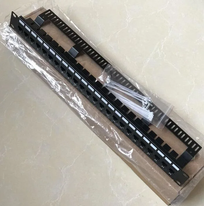 High Quality AMP 24 Port CAT6/Cat5e Patch Panel