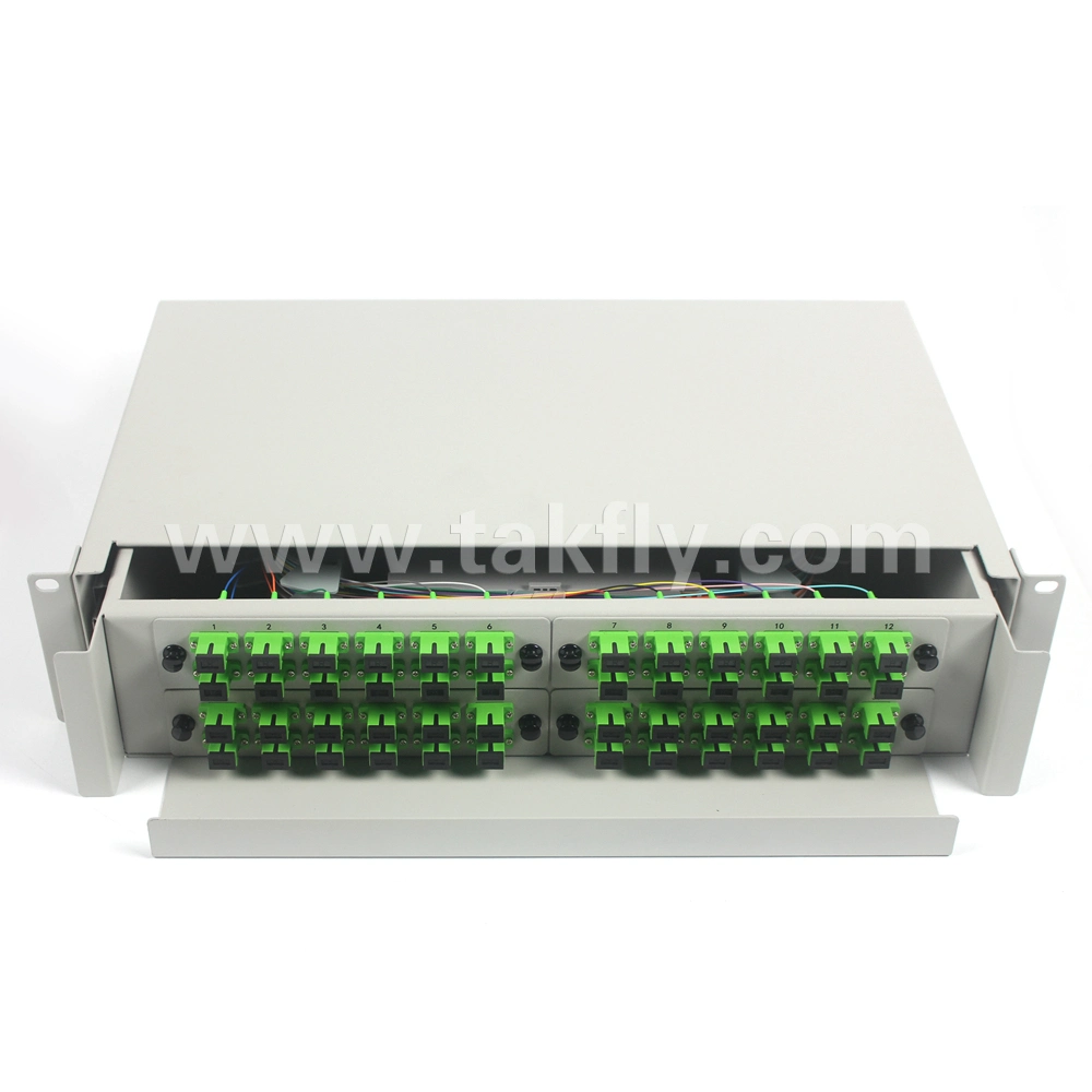 2u Fiber Optic Patch Panel ODF Rack