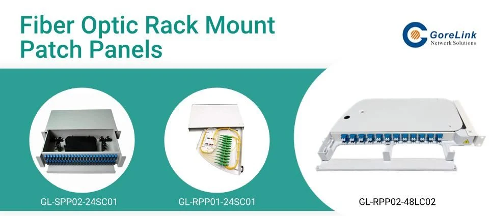 Sc/LC/St 19&quot; Rack-Mounted Fiber Patch Panel, 24 /48/96 Port Optical Fiber Cable ODF for FTTH Solutions