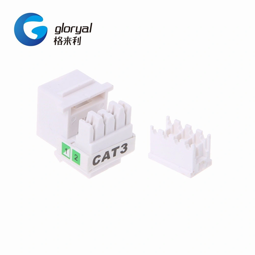 Mini Type Rj11 Cat. 3 Telephone Connector Keystone Jack