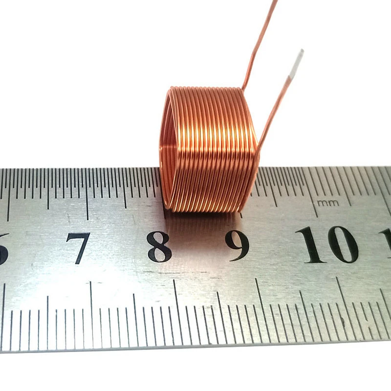 Crossover Winding Magnetics Square Copper Wire Inductor Choke Air Core Coil