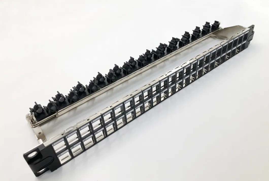 High Density 1u 48 Port Shielded FTP Patch Panel