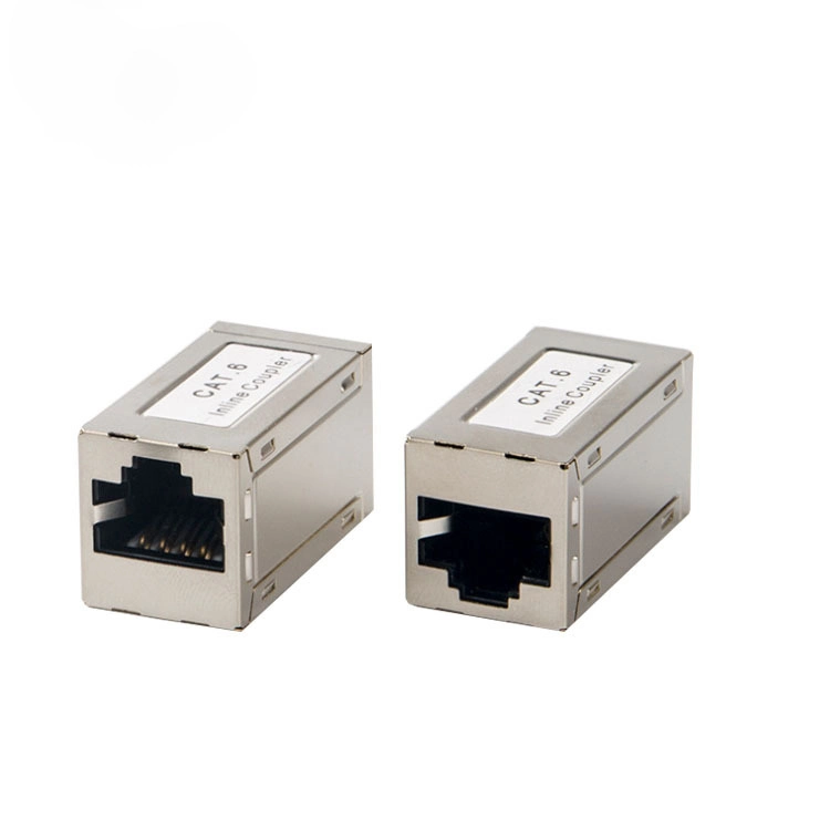 NEW Arrival High Quality ABS TOM-KJ-33 CAT5E/CAT6RJ45 stp Inline Coupler Keystone Jack