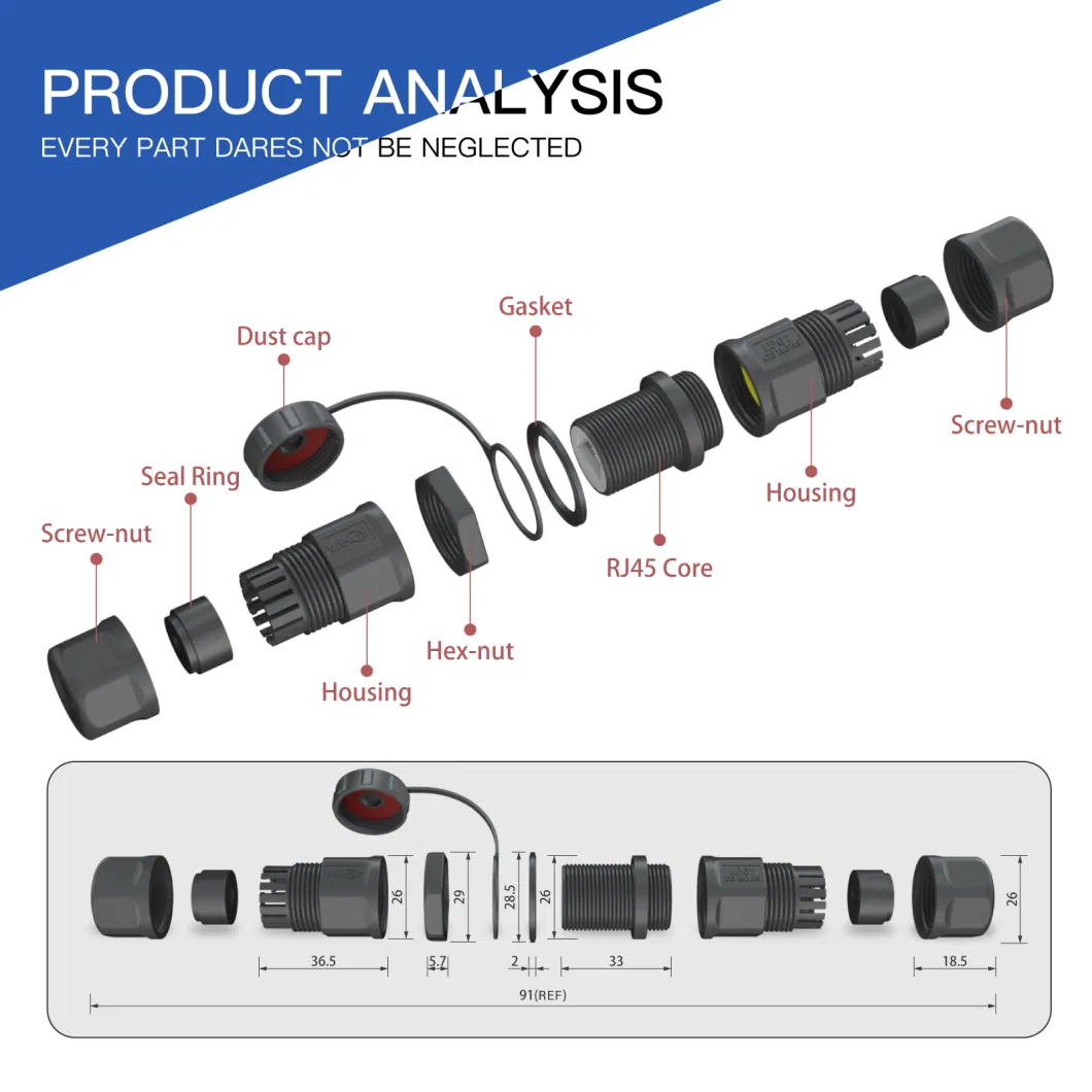 8p8c RJ45 Modular Plugs Socket Network Ethernet Crystal Plug RJ45 L Type Connector Adapter