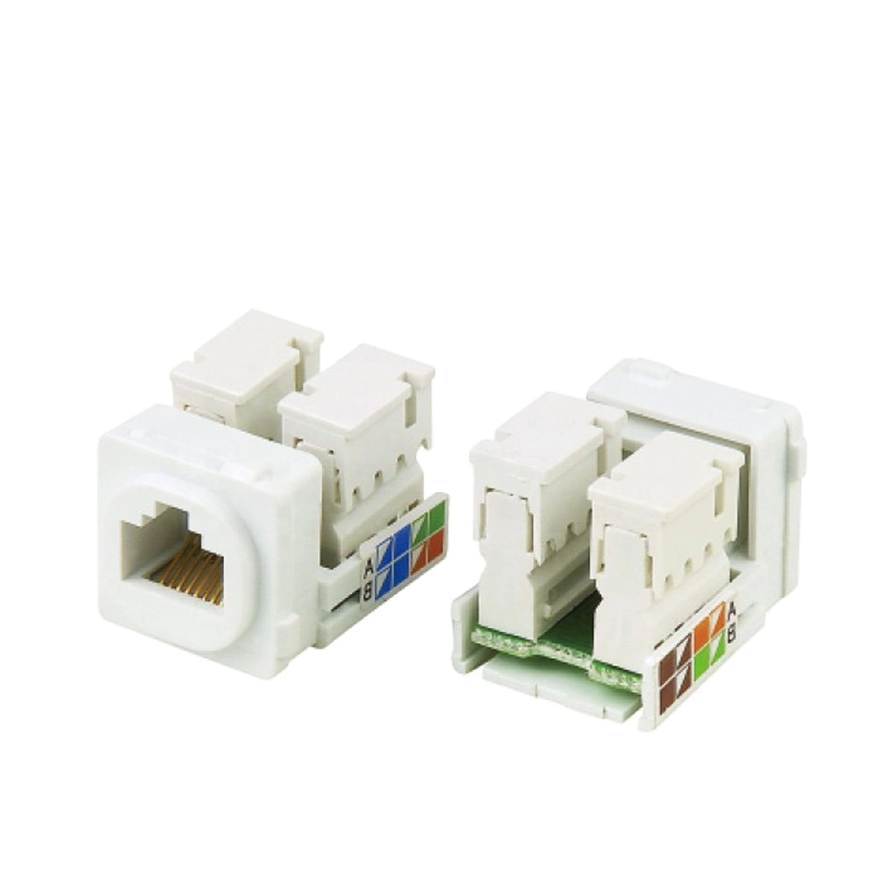 Network Solution RJ45 Cat5e UTP 90 Degree Modular Keystone Jack