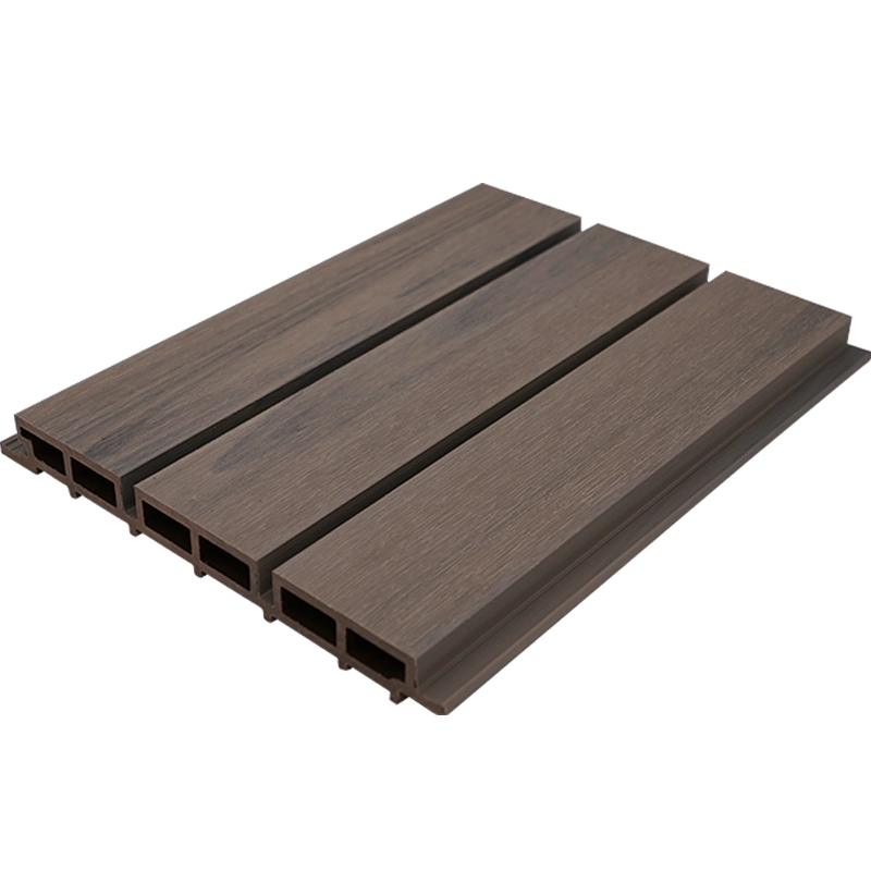 Co-Extrusion Outdoor Hollow Wood Plastic Composite Exterior WPC Wall Panel