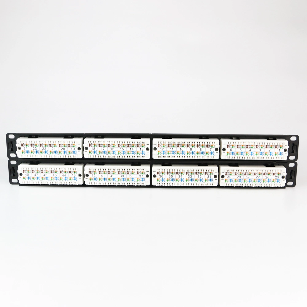 2u 48 Port Modular Removable UTP Patch Panel