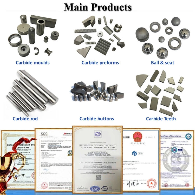 13*5*4mm Tungsten Carbide Inserts for Stabilizer Hardfacing