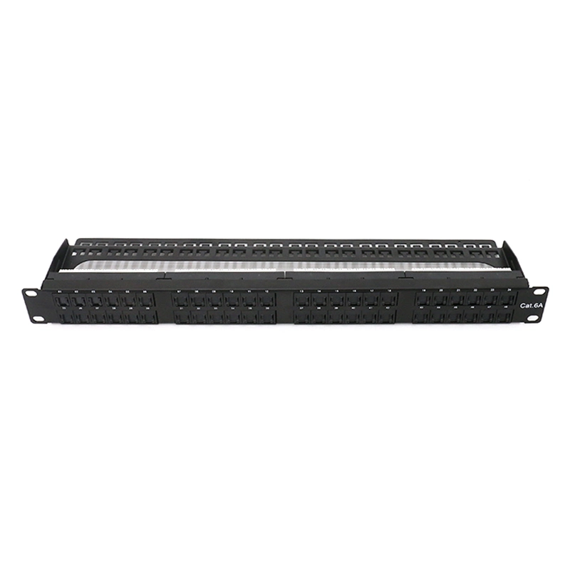 48 Port CAT6 Patch Panel 1u 48port Patch Panel UTP with Dustproof Door