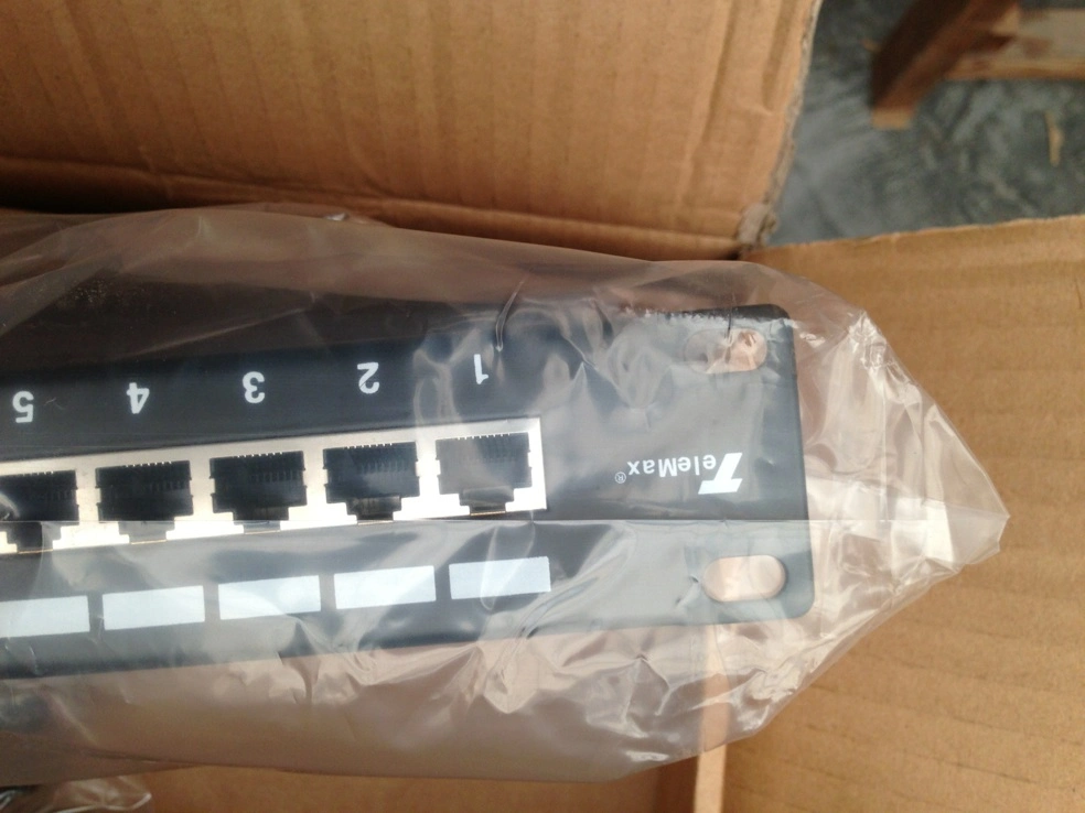 CAT6/CAT6A 1u 19&prime;&prime; 24ports FTP STP PCB Patch Panel Drawer Type 24 Ports Shielded Patch Panel