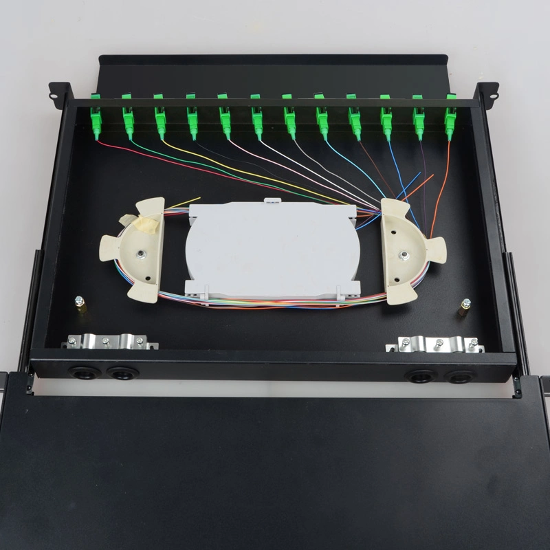 Drawer Type Optical Fiber Splice Termination Box Cable Connection Distribution Patch Panel