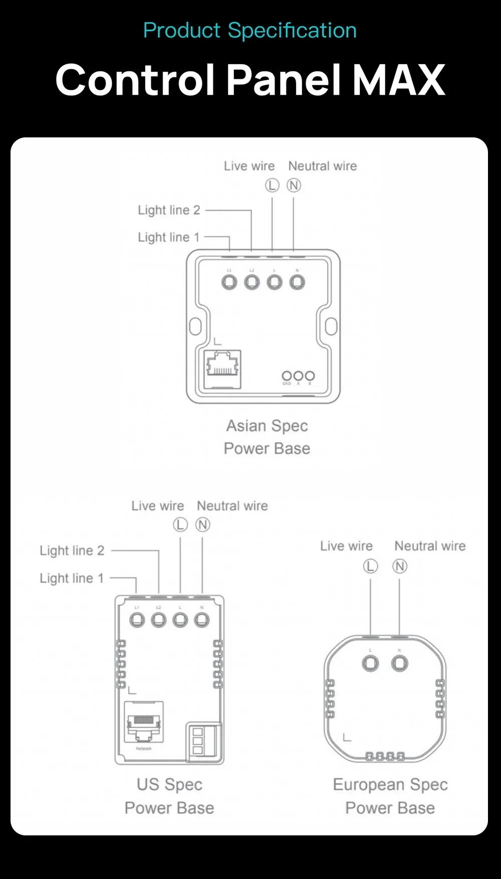 Wgsensor Smart Home Touch Screen Control Panel Smart Switch WiFi Zigbee Bluetooth for Smart Home Automation