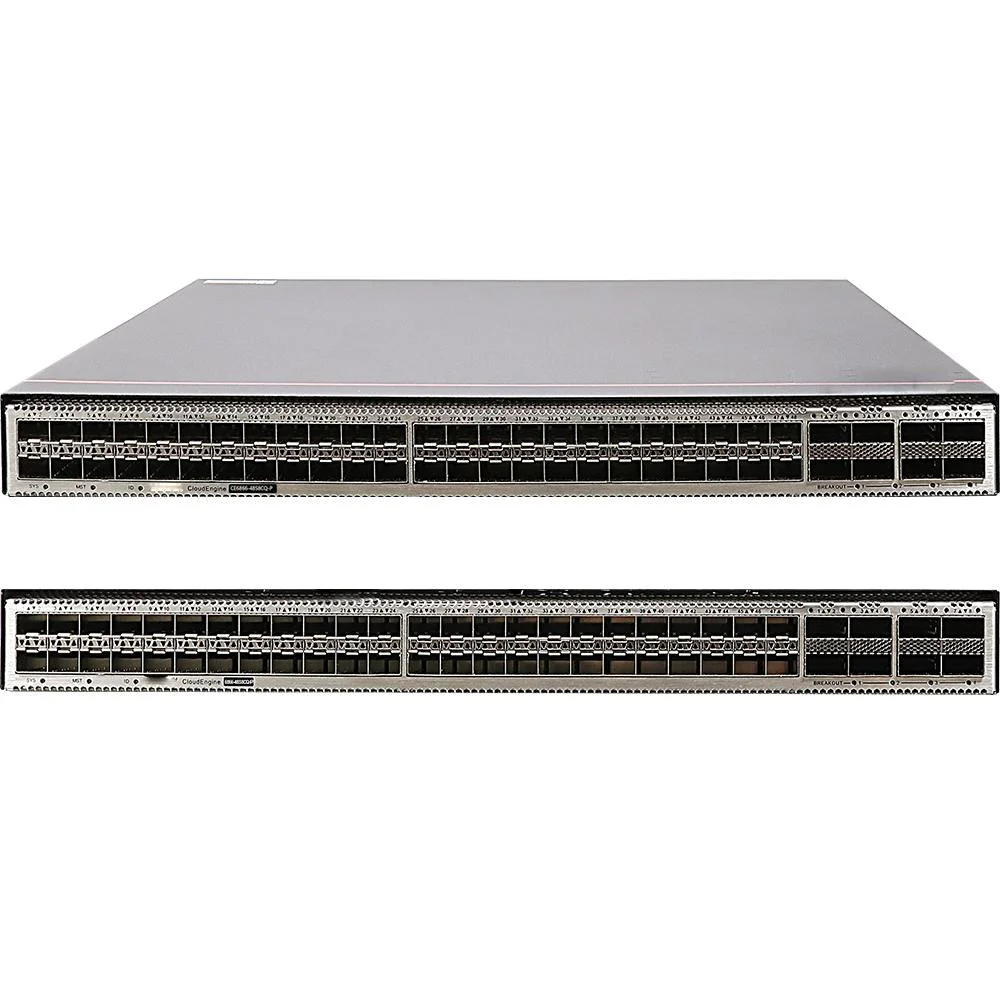 Used 02353egl CE6866-48s8cq-P Network Switch 48*25g SFP28, 8*100g Qsfp28, 2*AC Power Modules, 4*Fan Modules, Port-Side Exhaust