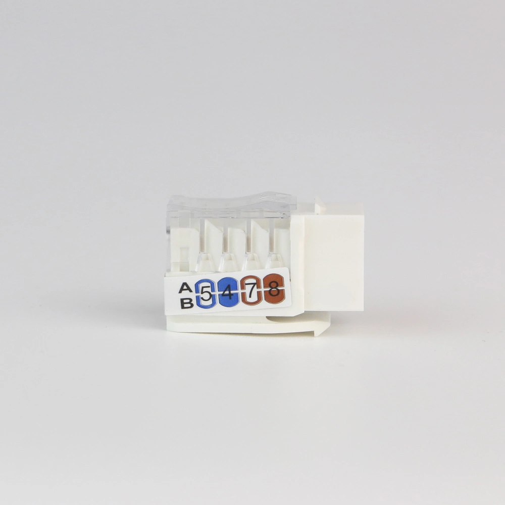 Network RJ45 Modular Jack Cat. 5e UTP 90 Degree Keystone Jack