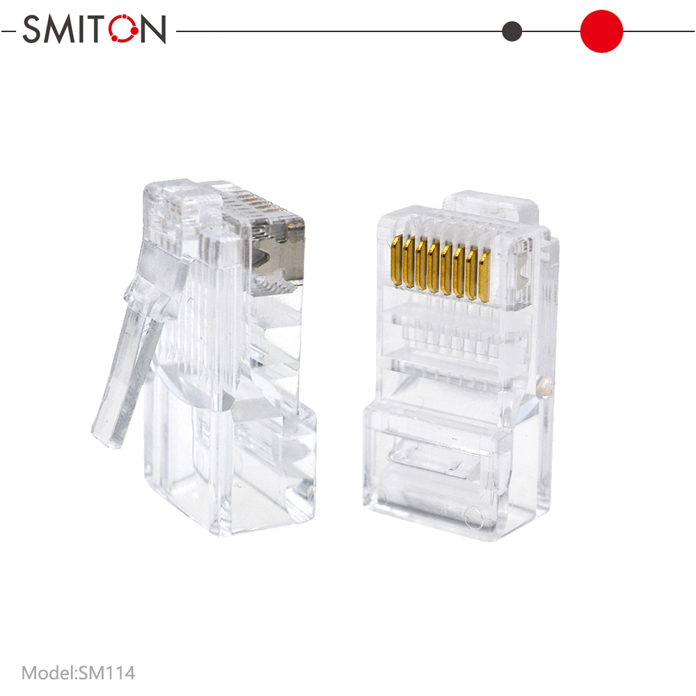 Cat5 Cat5e 8p8c Internet Communication RJ45 Connector