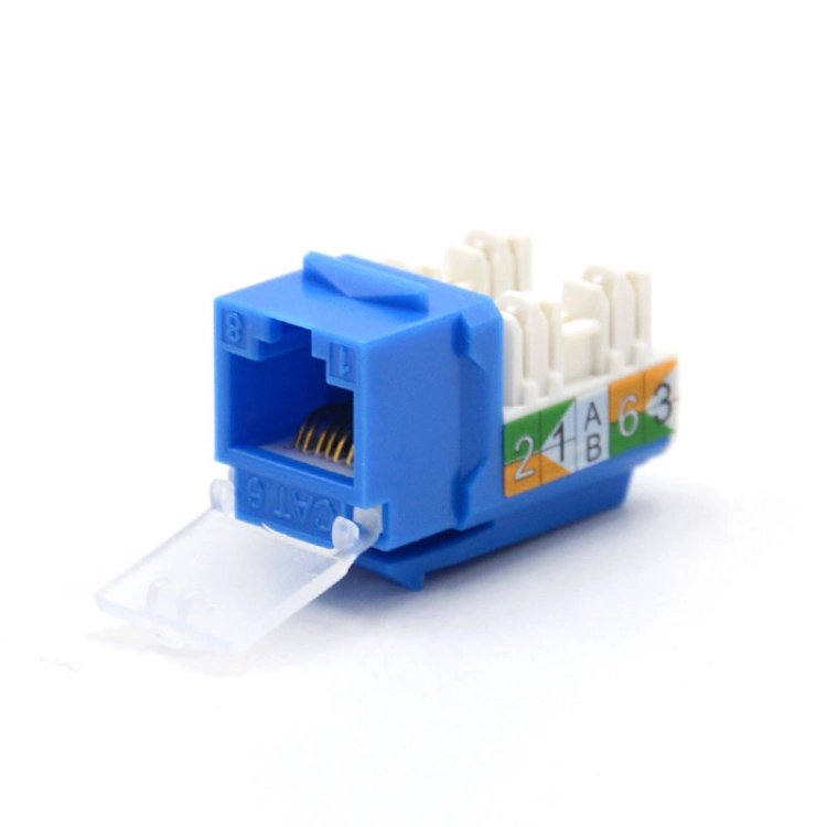 Networking Ethernet RJ45 Unshielded 90 Degree CAT6 Keystone Jacks