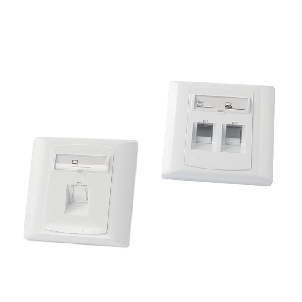 Network Wall Socket 1 Port RJ45 Network Cable Surface Plate