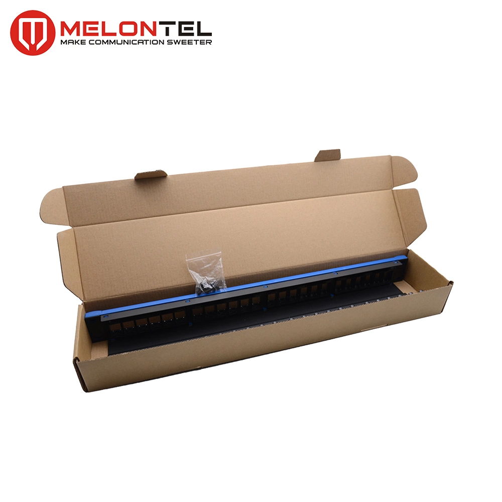 19 Inch Plastic 24 Port Blank Patch Panel with Cable Manager