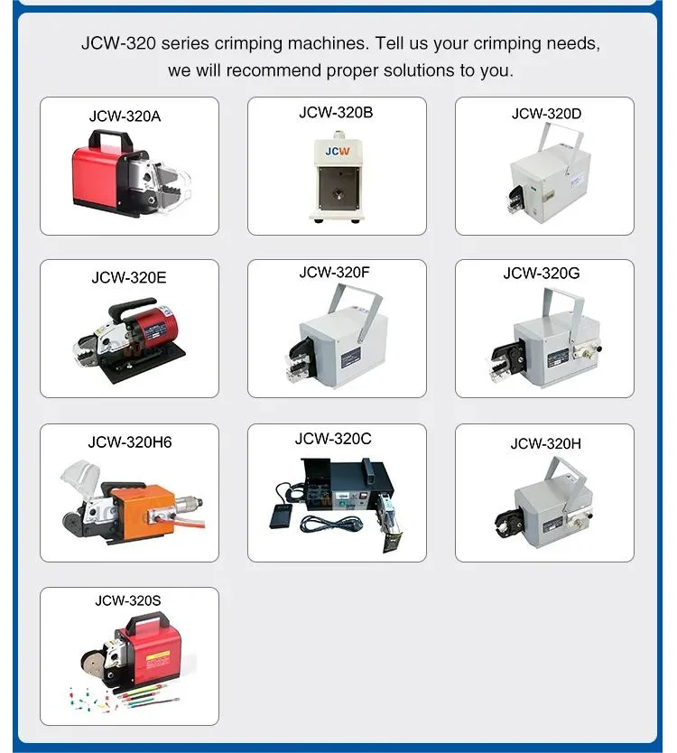 Jcw-321 RJ45 Series TM21 Series Modular Connectors Cable Crimping Machine