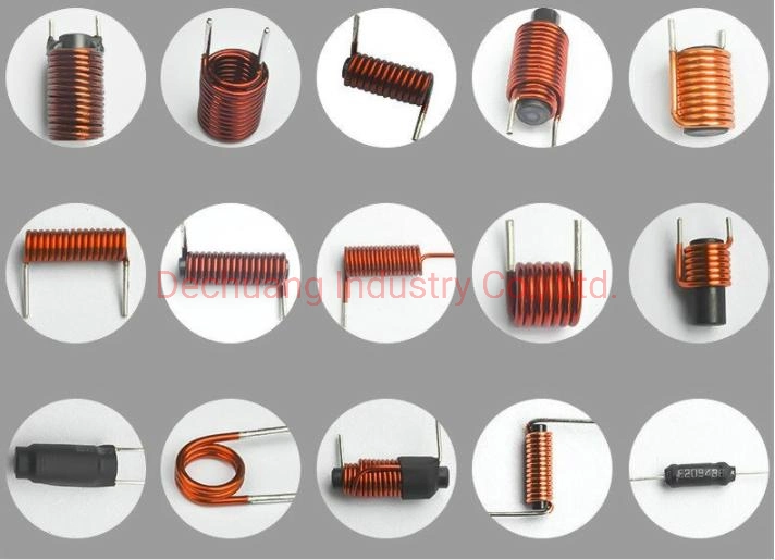 Custom I-Shaped Power Ferrite Core 2 Pins Through-Hole Radial Leads Choke Coil Drum Core Inductor