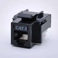 Network Keystone Jack / CAT3, CAT5E, CAT6