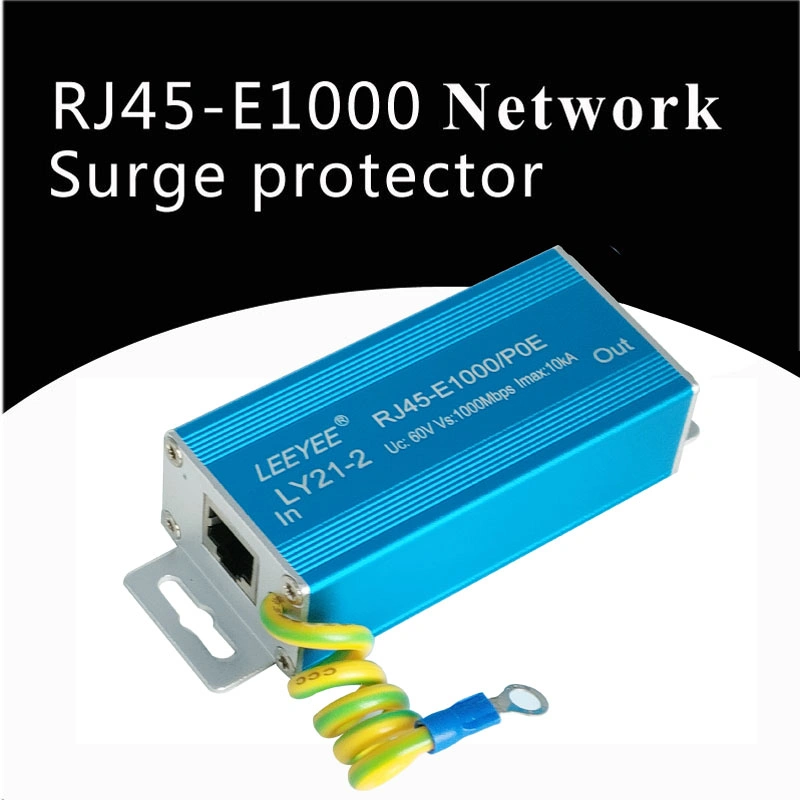 RJ45 1000-Poe Network Surge Protector Device for Lightning Protection