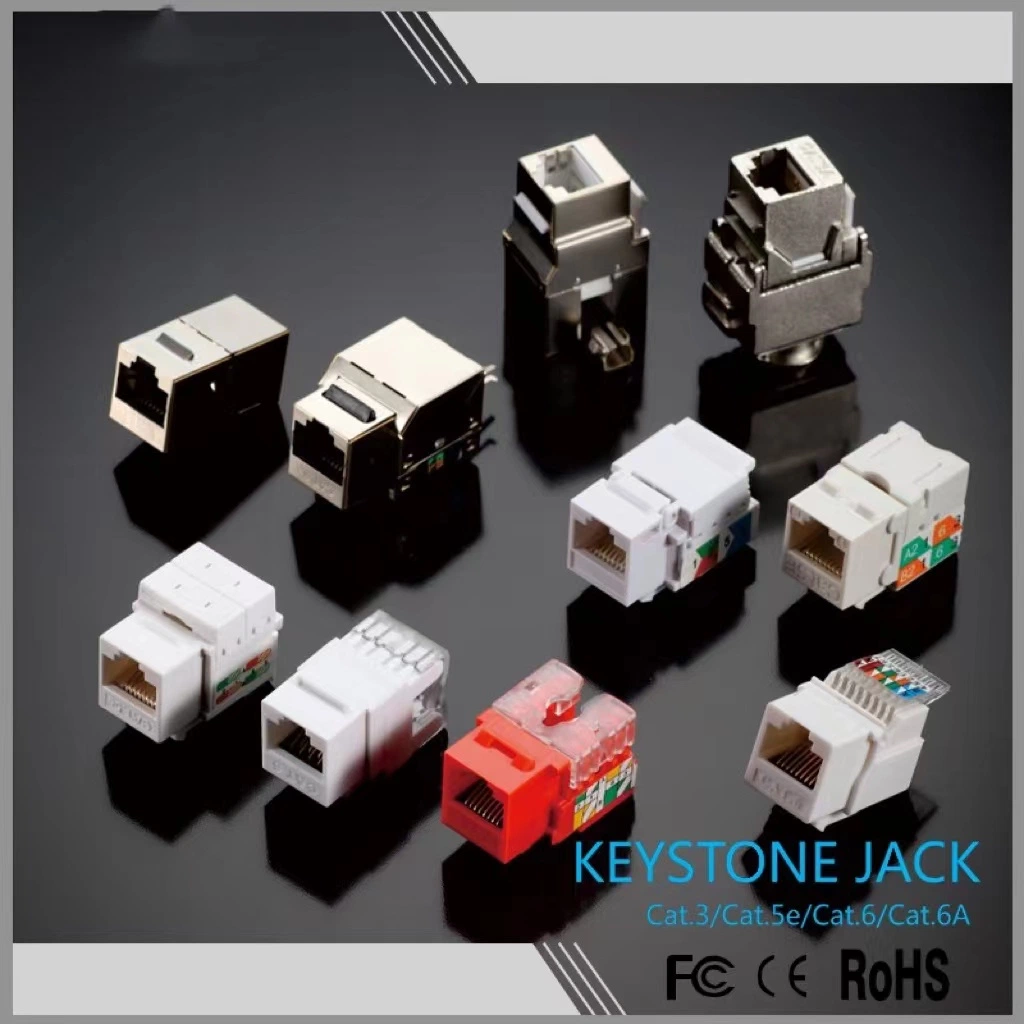 Unshielded Keystone Jack Network Socket WITH Toolless TYPE connection jack