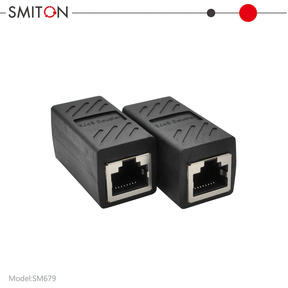 RJ45 8p8c RJ45 Coupler Connector Ethernet Splitter RJ45 Connector Adapter Female to Female Netwprl Extender Coupler