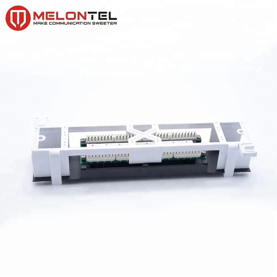 8 12 Port 10&quot; Wall Mount Patch Panel Cat. 5e Cat. 6 Small Mini Patch Panel