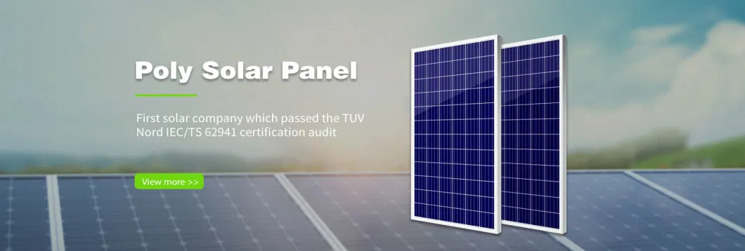 Monocrystalline PV Panals 250W 12V 250wp Solar Panel with TUV Certificate