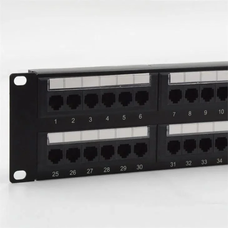 Ethernet 2u 48 Port 19inch Cat. 6 UTP Patch Panel with Module